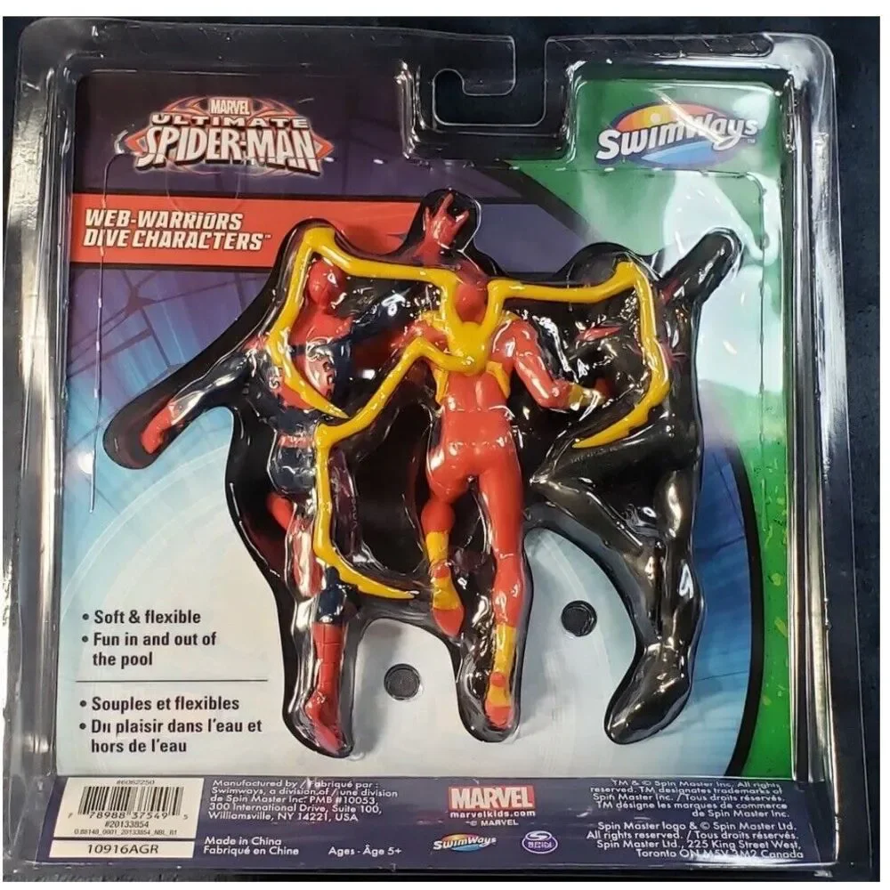 Marvel Swimways, ULTIMATE SPIDER-MAN, Dive Characters, WEB-WARRIORS Set Of 3 NIB